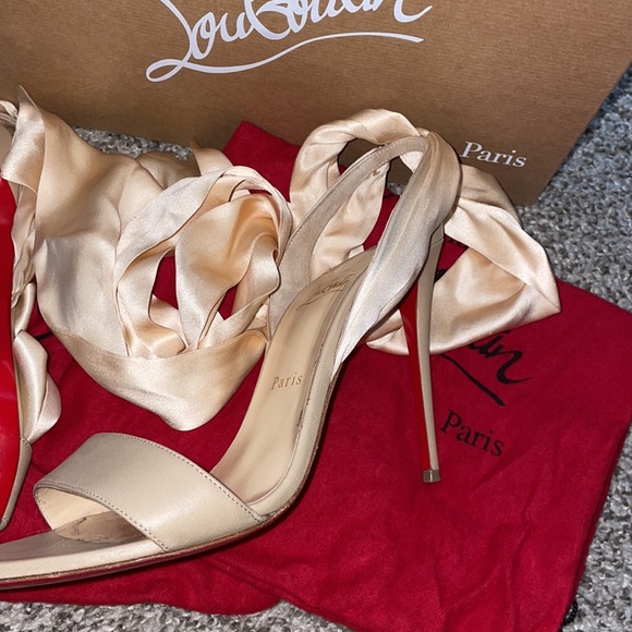 Ankle tie Christian Louboutins - Picture 4 of 4